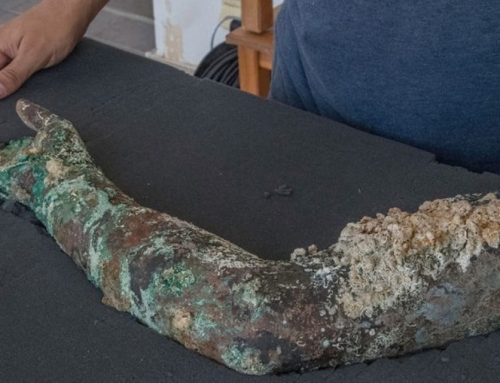 Bronze Arm Recovered from Ancient Antikythera Ship Wreck